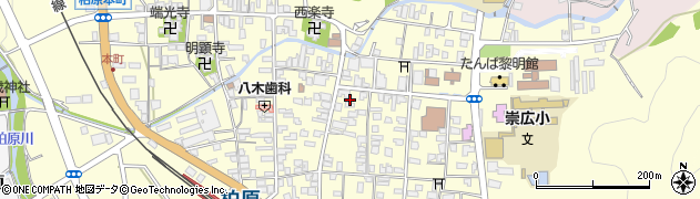 兵庫県丹波市柏原町柏原21周辺の地図
