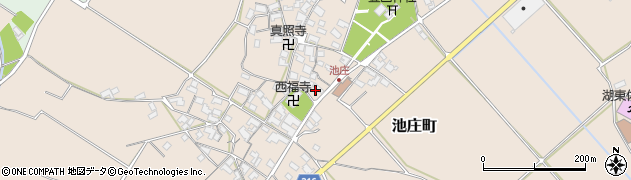 滋賀県東近江市池庄町1352周辺の地図