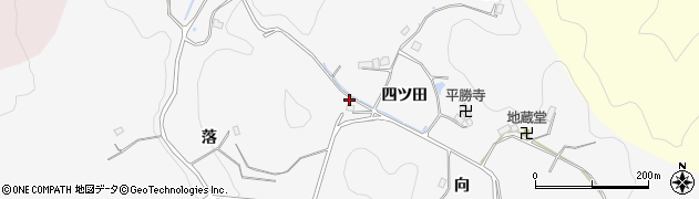 愛知県豊田市綾渡町四ツ田4周辺の地図