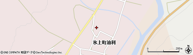 兵庫県丹波市氷上町油利周辺の地図