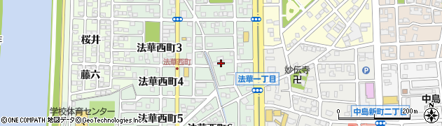 愛知県名古屋市中川区法華西町170周辺の地図