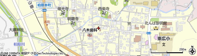 兵庫県丹波市柏原町柏原141周辺の地図