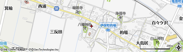 愛知県豊田市伊保町宮本27周辺の地図