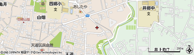 愛知県豊田市四郷町天道112周辺の地図