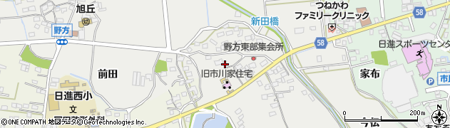 愛知県日進市野方町（東島）周辺の地図