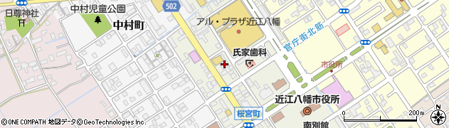 ほぐしま専科近江八幡店周辺の地図