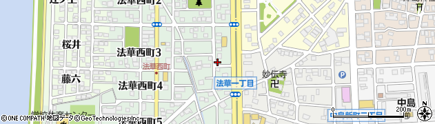 愛知県名古屋市中川区法華西町126周辺の地図