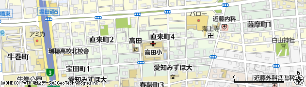 名古屋市立高田小学校　トワイライトスクール周辺の地図