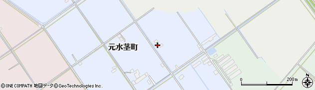 滋賀県近江八幡市元水茎町41周辺の地図