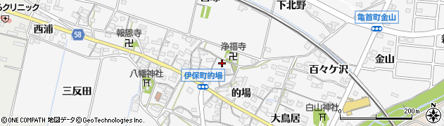 愛知県豊田市伊保町的場66周辺の地図
