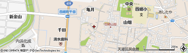 愛知県豊田市四郷町亀井101周辺の地図