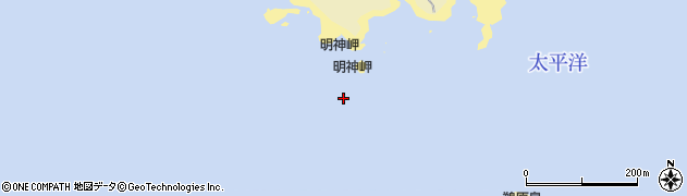 明神岬周辺の地図