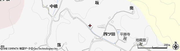 愛知県豊田市綾渡町四ツ田10周辺の地図
