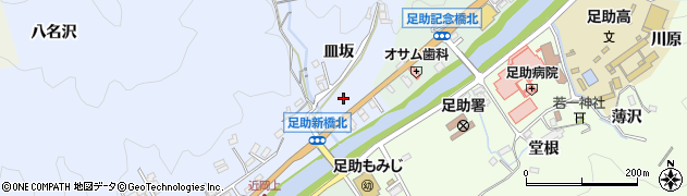 愛知県豊田市近岡町皿坂周辺の地図