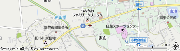 愛知県日進市野方町（今伝）周辺の地図