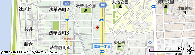 愛知県名古屋市中川区法華西町121周辺の地図