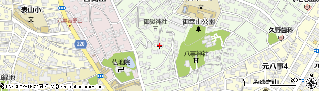 愛知県名古屋市天白区御幸山周辺の地図
