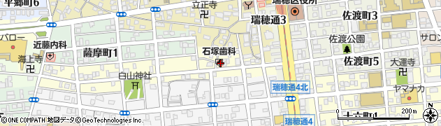 石塚歯科医院周辺の地図