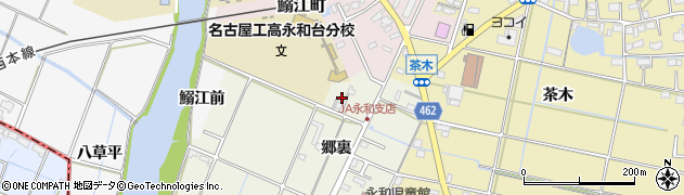 愛知県愛西市鰯江町郷裏74周辺の地図