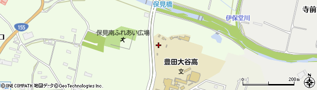愛知県豊田市保見町四ツ足周辺の地図
