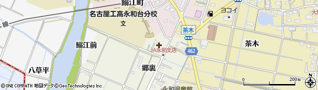 愛知県愛西市鰯江町郷裏88周辺の地図