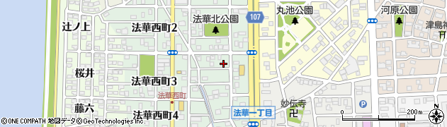愛知県名古屋市中川区法華西町138周辺の地図