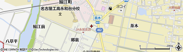 愛知県愛西市鰯江町郷裏95周辺の地図