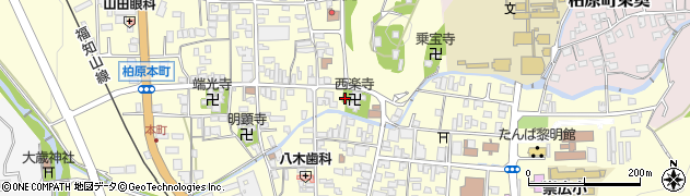 兵庫県丹波市柏原町柏原202周辺の地図