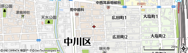 愛知県名古屋市中川区草平町1丁目104周辺の地図