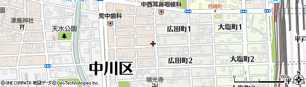 愛知県名古屋市中川区草平町1丁目109周辺の地図