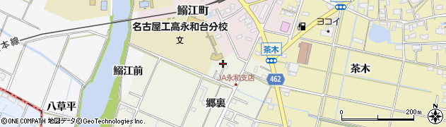 愛知県愛西市鰯江町郷裏73周辺の地図
