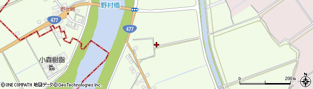 滋賀県近江八幡市野村町3601周辺の地図