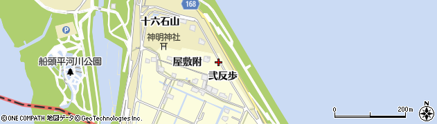 愛知県愛西市福原新田町（拾弐石）周辺の地図