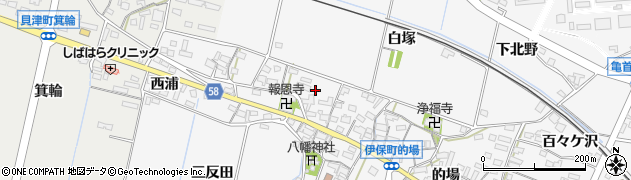 愛知県豊田市伊保町宮本8周辺の地図