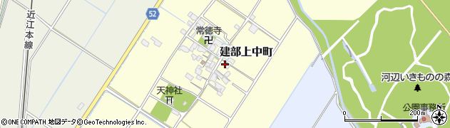 滋賀県東近江市建部上中町322周辺の地図