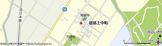 滋賀県東近江市建部上中町300周辺の地図