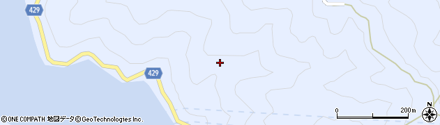 愛知県豊根村（北設楽郡）古真立（白ノ沢）周辺の地図