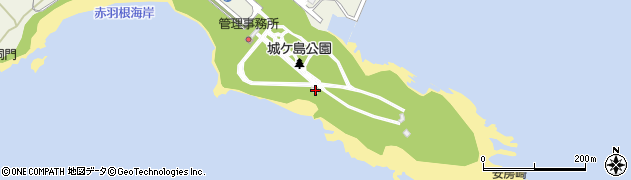 神奈川県三浦市三崎町城ヶ島25周辺の地図