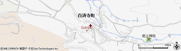 滋賀県東近江市百済寺町周辺の地図