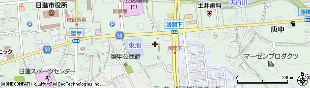 愛知県日進市蟹甲町中屋敷429周辺の地図