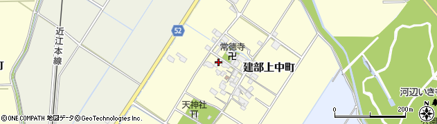 滋賀県東近江市建部上中町302周辺の地図