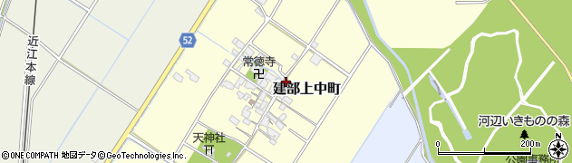 滋賀県東近江市建部上中町344周辺の地図