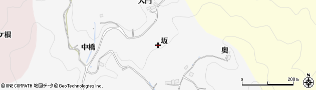 愛知県豊田市綾渡町坂周辺の地図