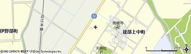 滋賀県東近江市建部上中町437周辺の地図