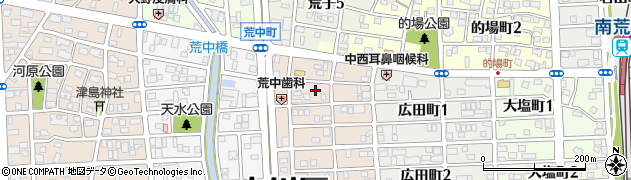 愛知県名古屋市中川区草平町1丁目34周辺の地図