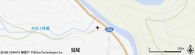 岡山県真庭市見尾217周辺の地図