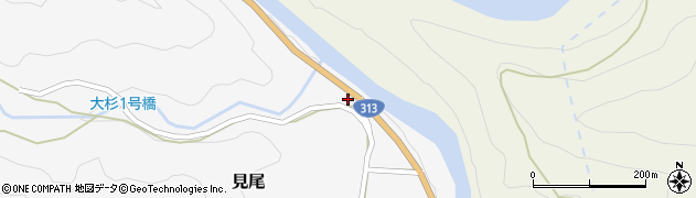 岡山県真庭市見尾201周辺の地図