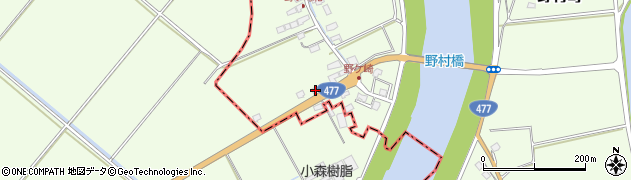 滋賀県近江八幡市野村町2578周辺の地図