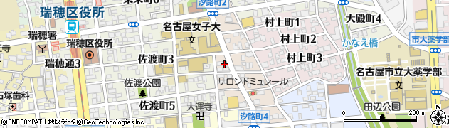 日本経済新聞　汐路専売店・神野新聞店周辺の地図