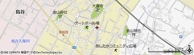 静岡県沼津市東原周辺の地図